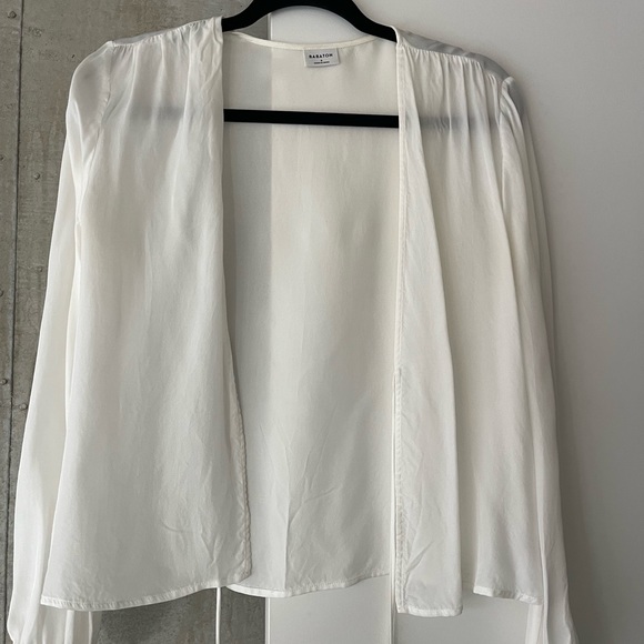 Babaton silk tie shirt - Picture 1 of 2